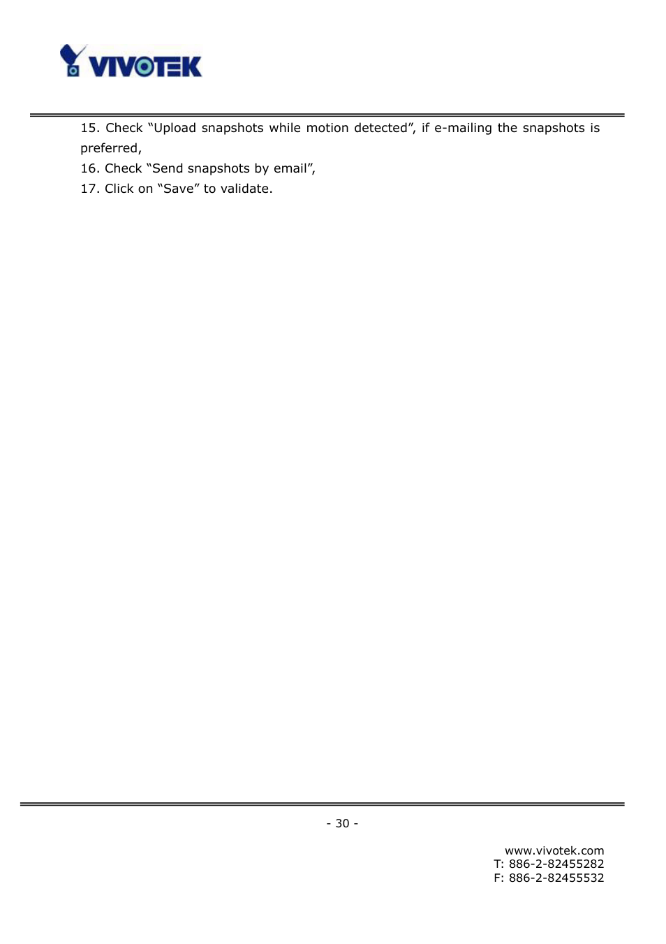 Vivotek FD6111V User Manual | Page 34 / 93