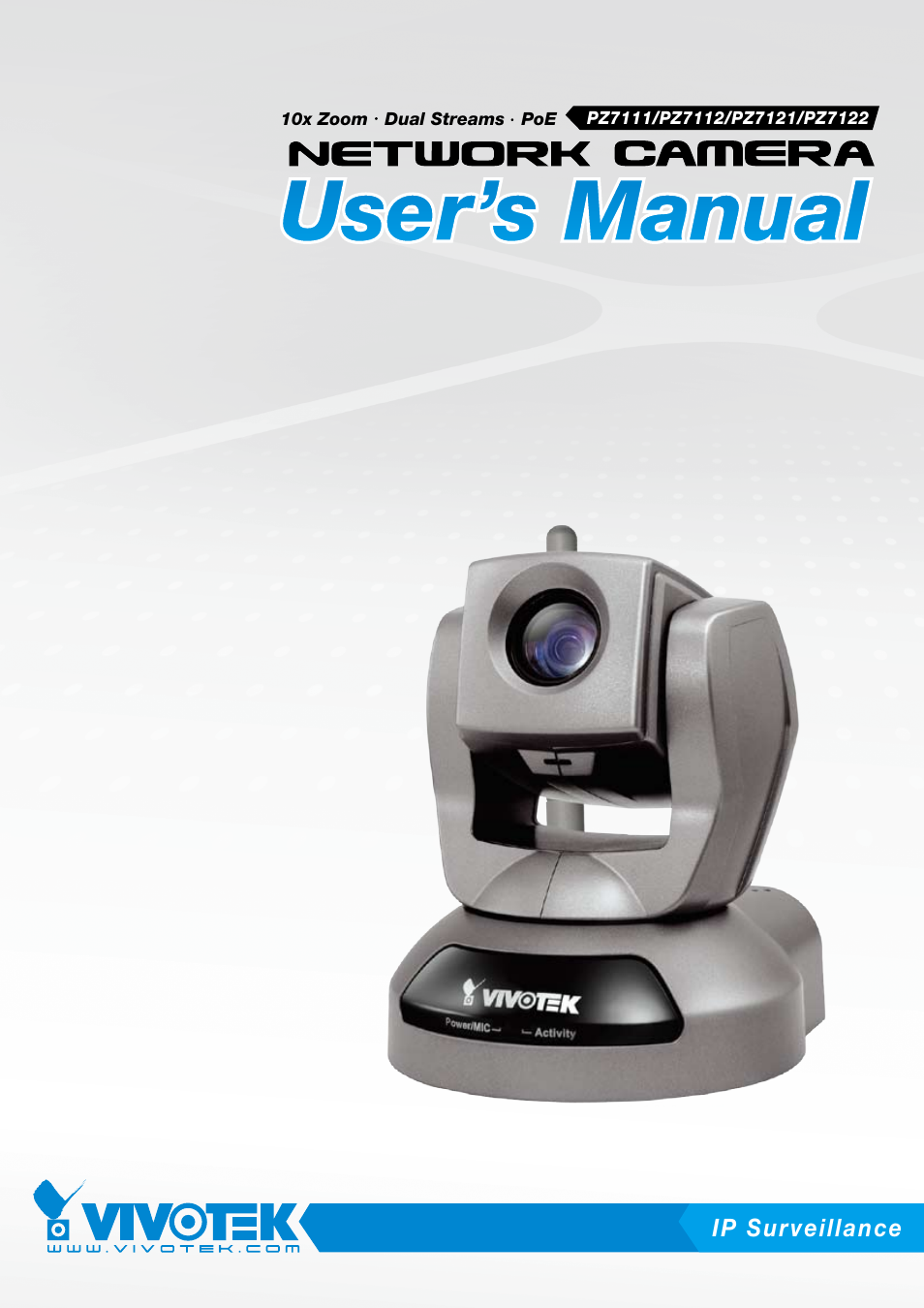 Vivotek PZ7121 User Manual | 118 pages
