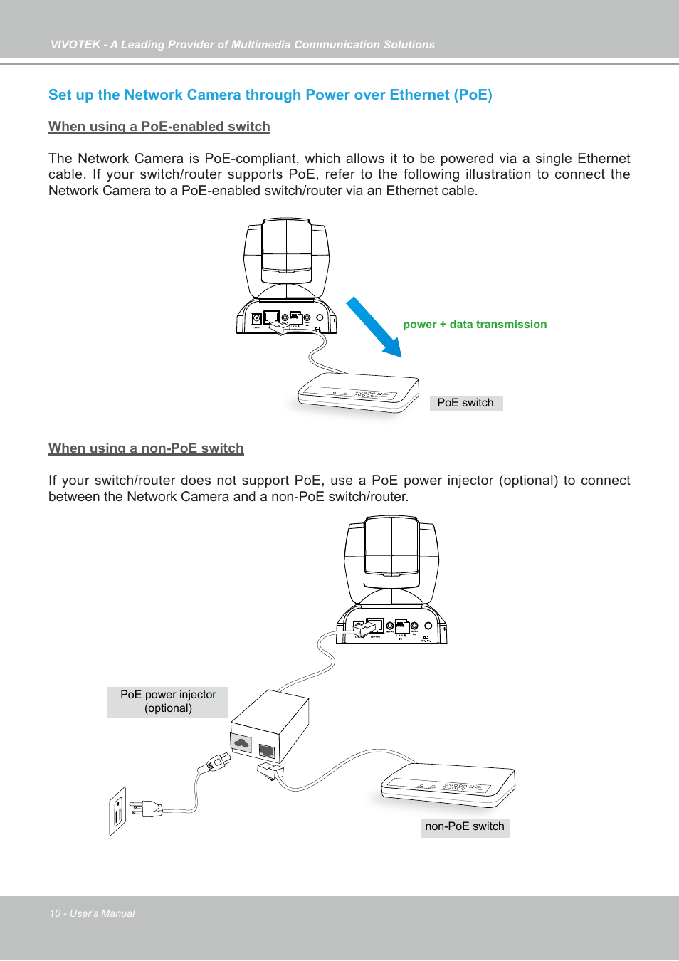 Vivotek PZ7121 User Manual | Page 10 / 118