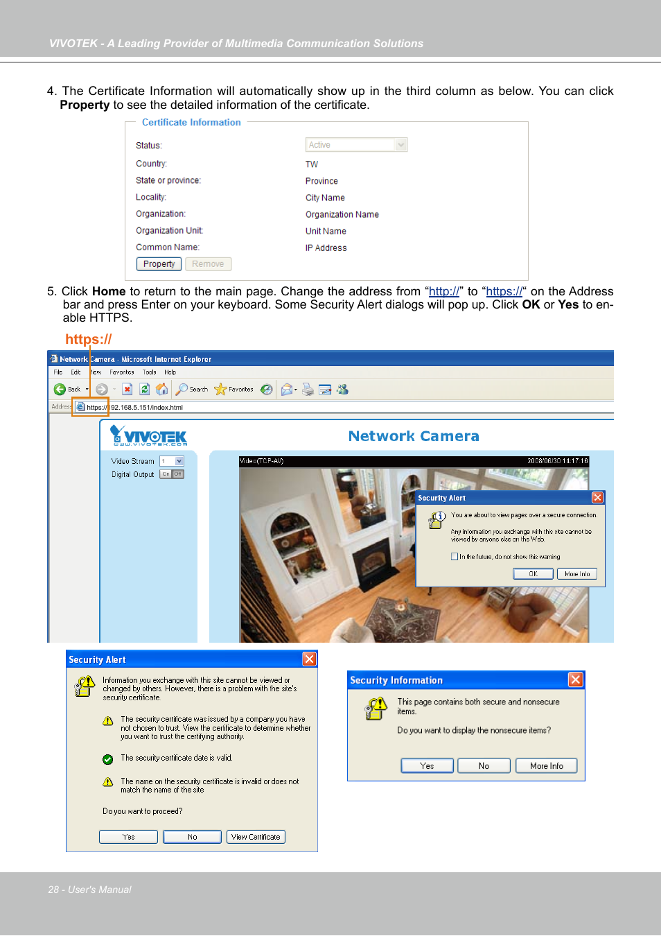 Vivotek PZ7121 User Manual | Page 28 / 118