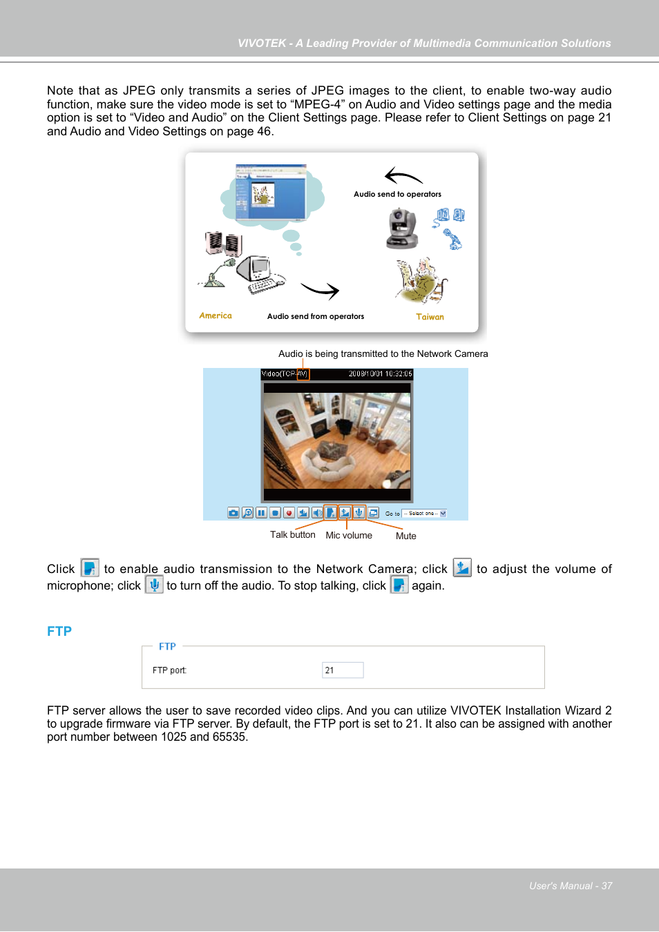 Vivotek PZ7121 User Manual | Page 37 / 118