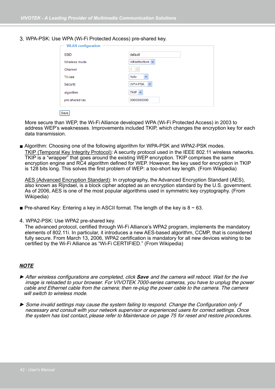 Vivotek PZ7121 User Manual | Page 42 / 118