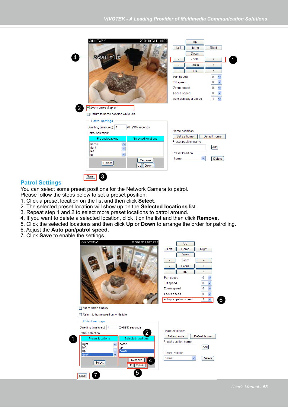 Vivotek PZ7121 User Manual | Page 55 / 118