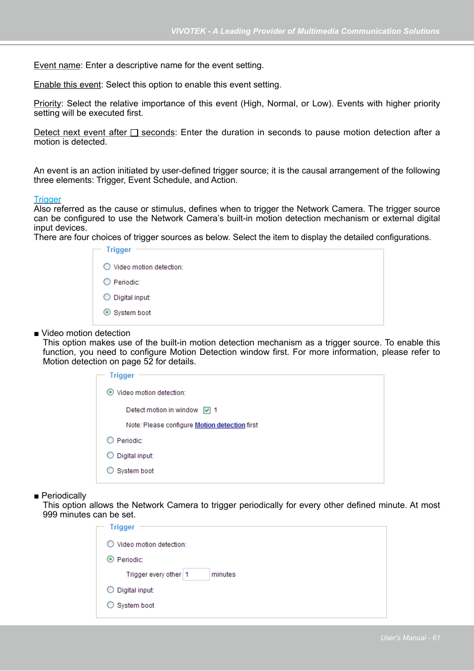 Vivotek PZ7121 User Manual | Page 61 / 118
