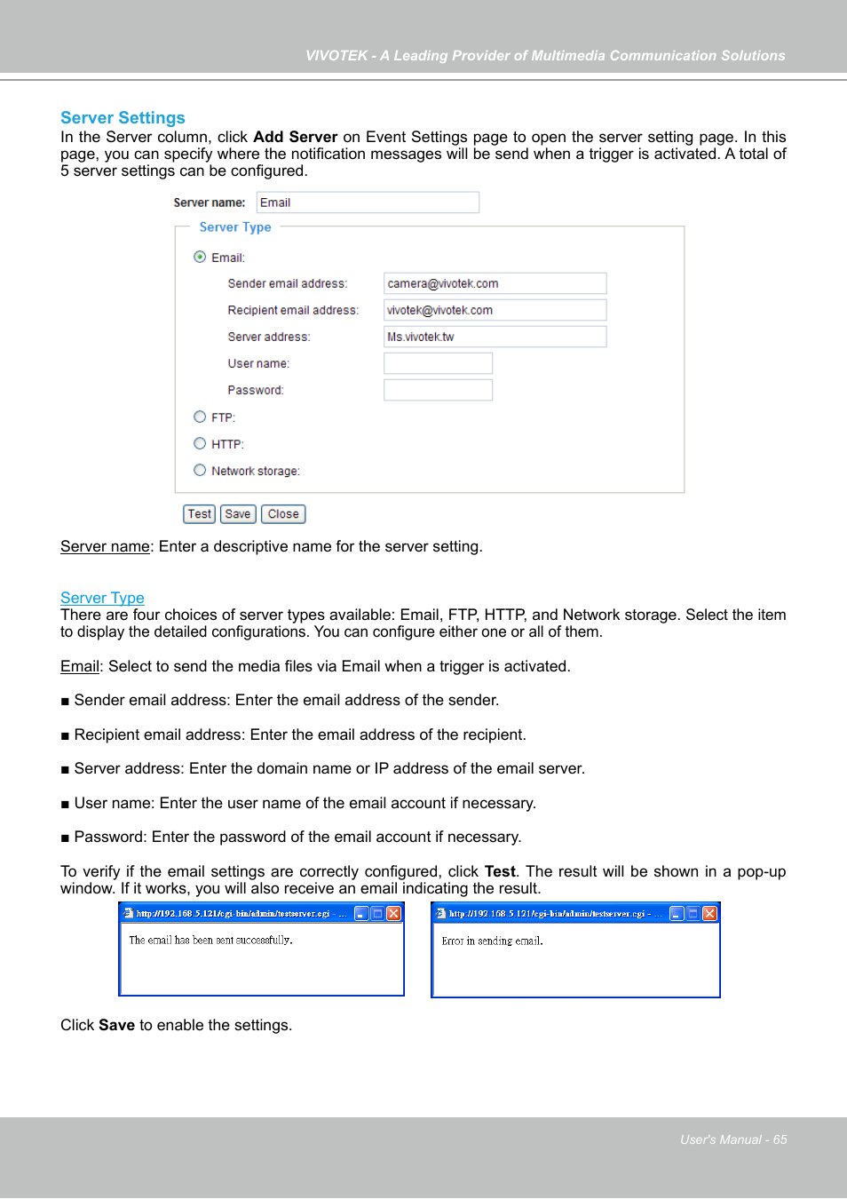 Vivotek PZ7121 User Manual | Page 65 / 118