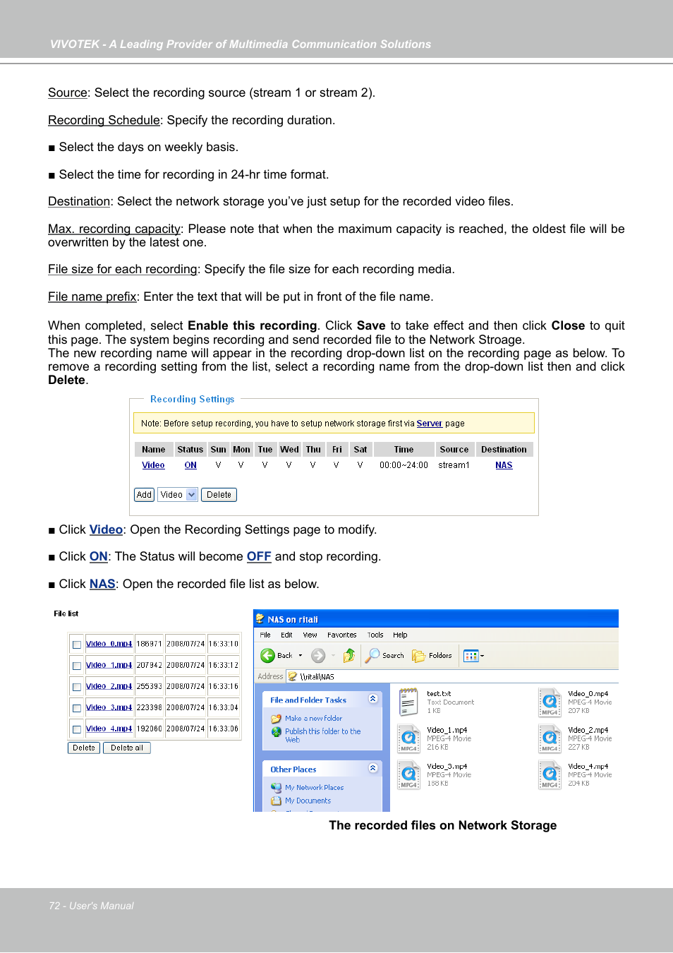Vivotek PZ7121 User Manual | Page 72 / 118