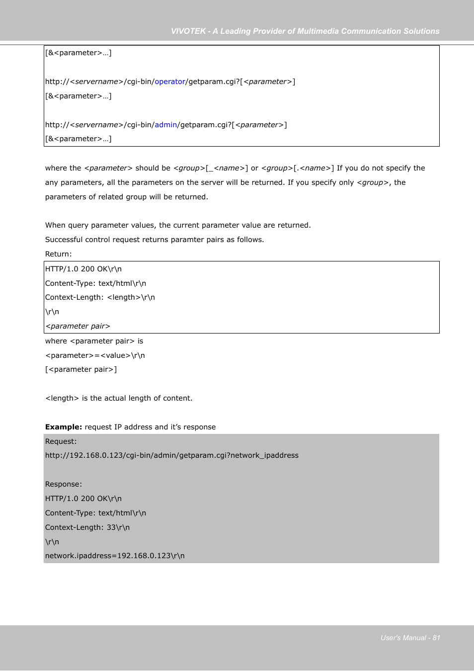 Vivotek PZ7121 User Manual | Page 81 / 118