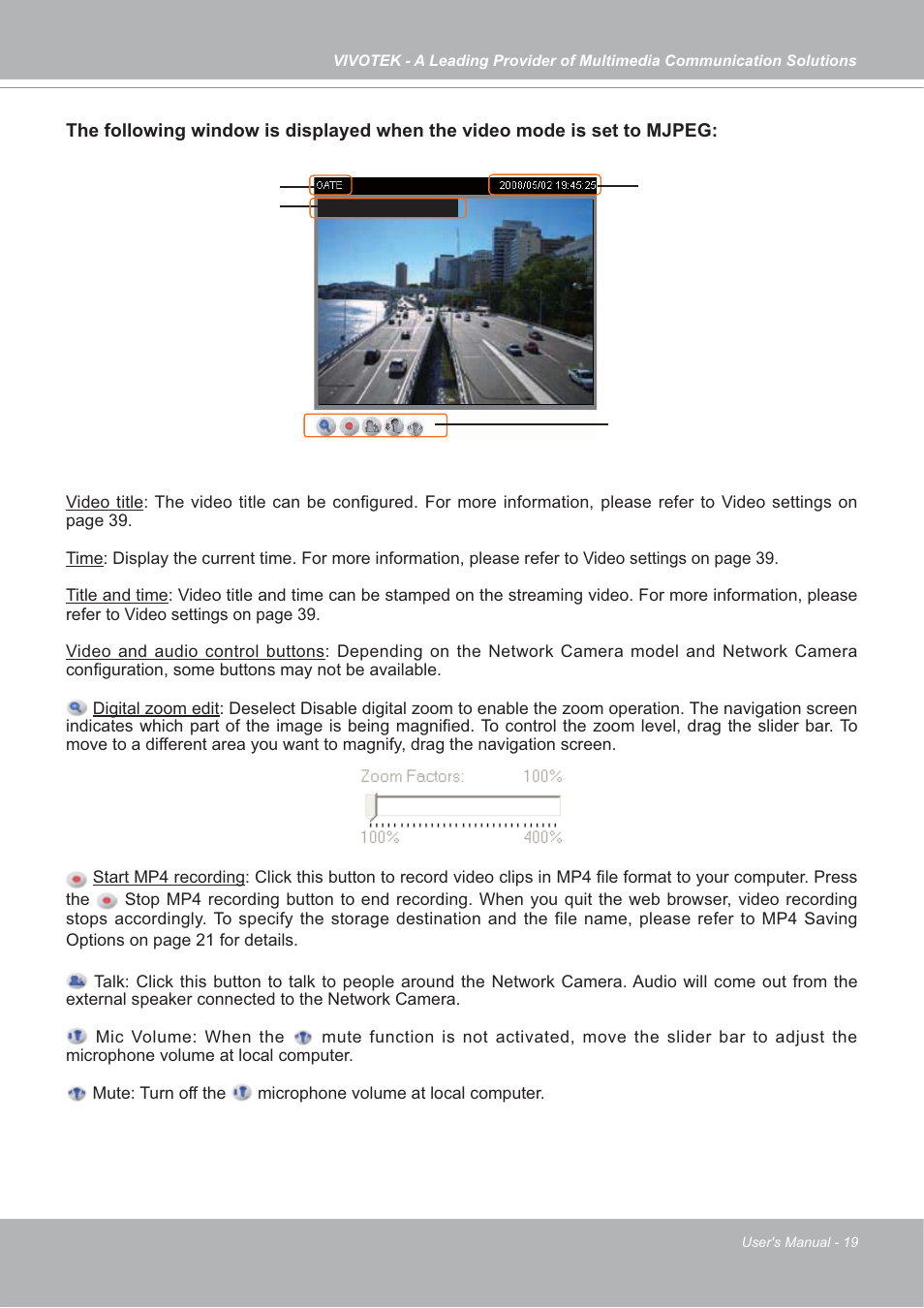 Vivotek SD7151 User Manual | Page 19 / 99