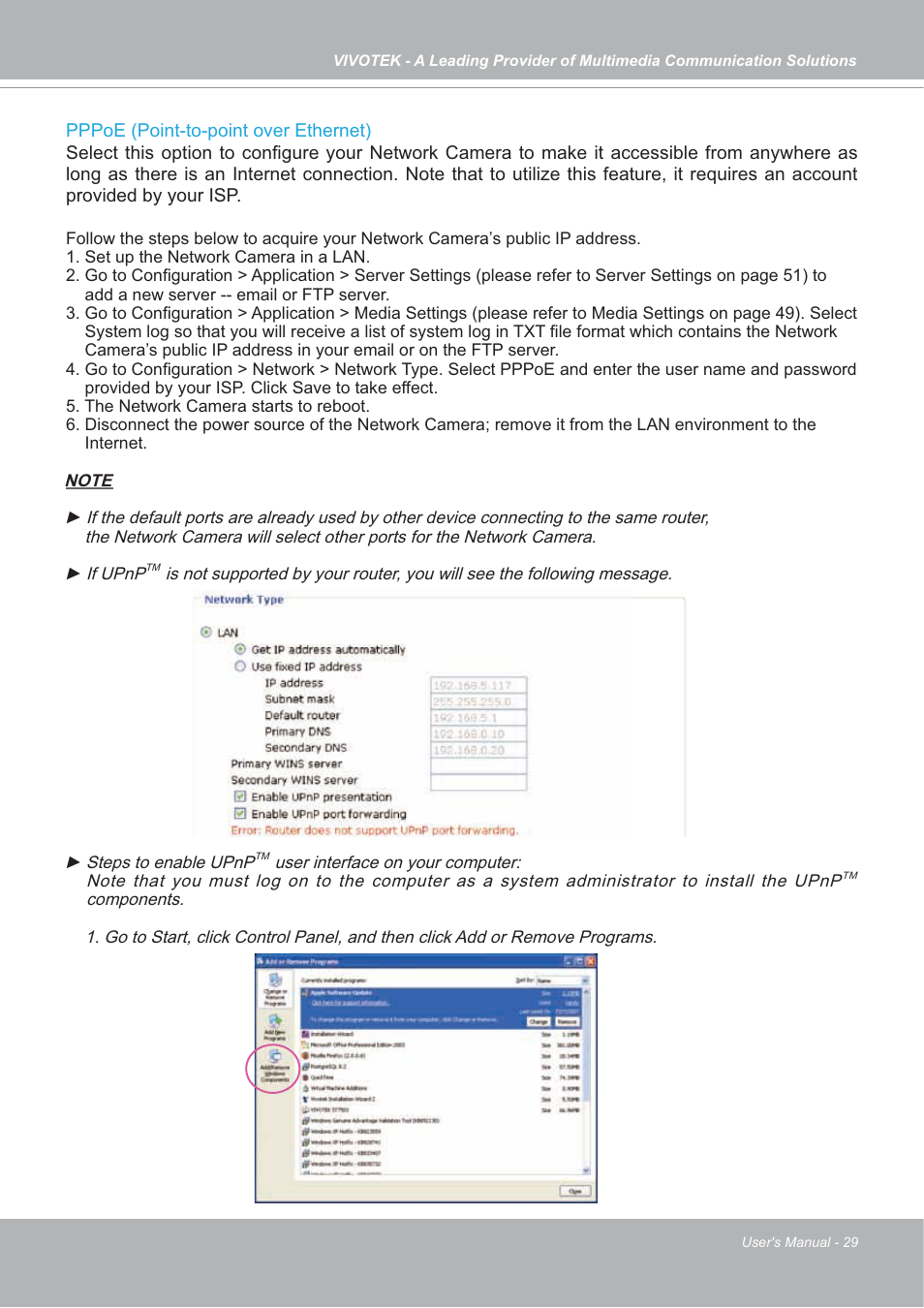 Vivotek SD7151 User Manual | Page 29 / 99