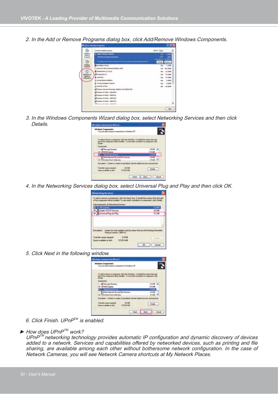 Vivotek SD7151 User Manual | Page 30 / 99