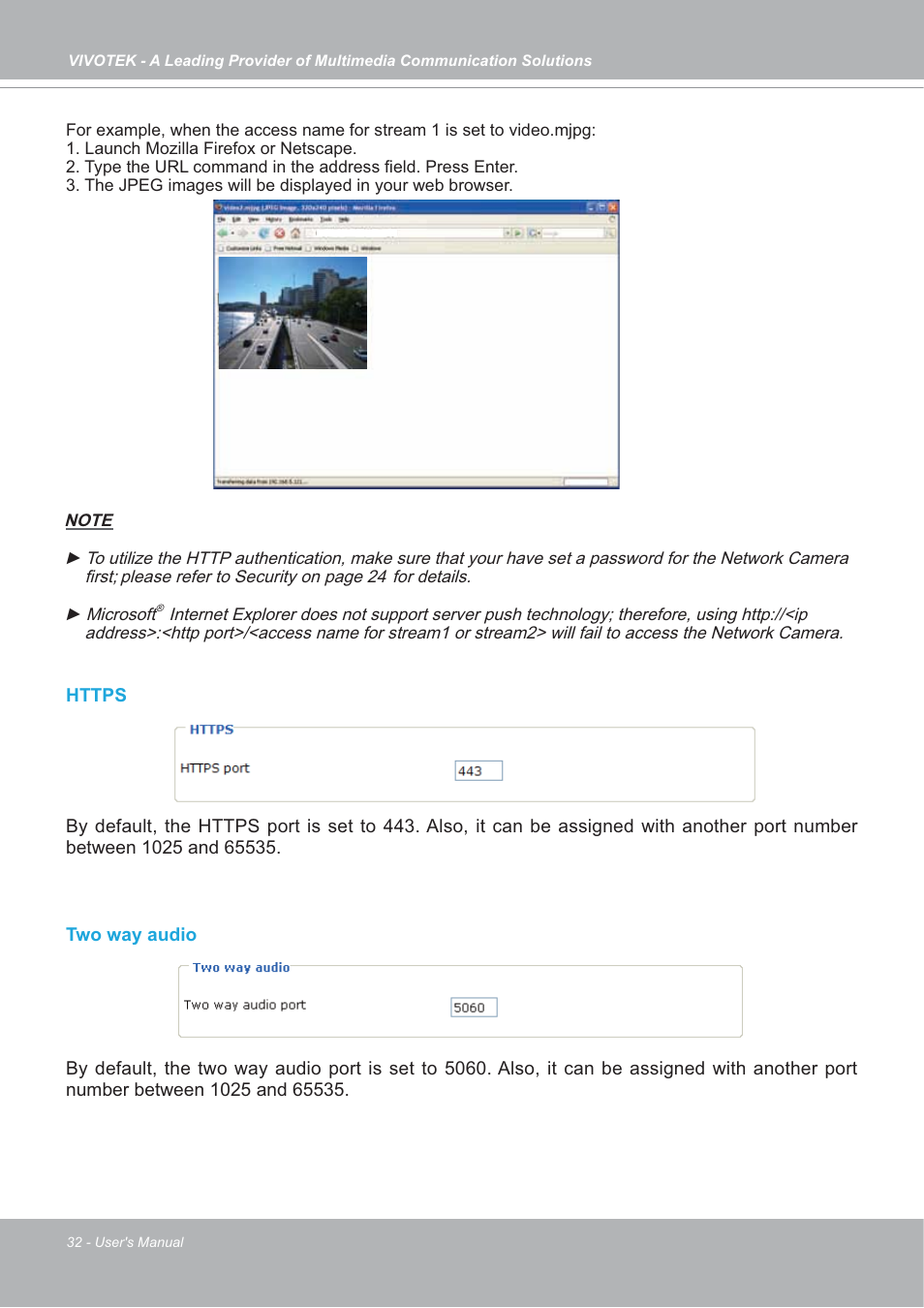 Vivotek SD7151 User Manual | Page 32 / 99