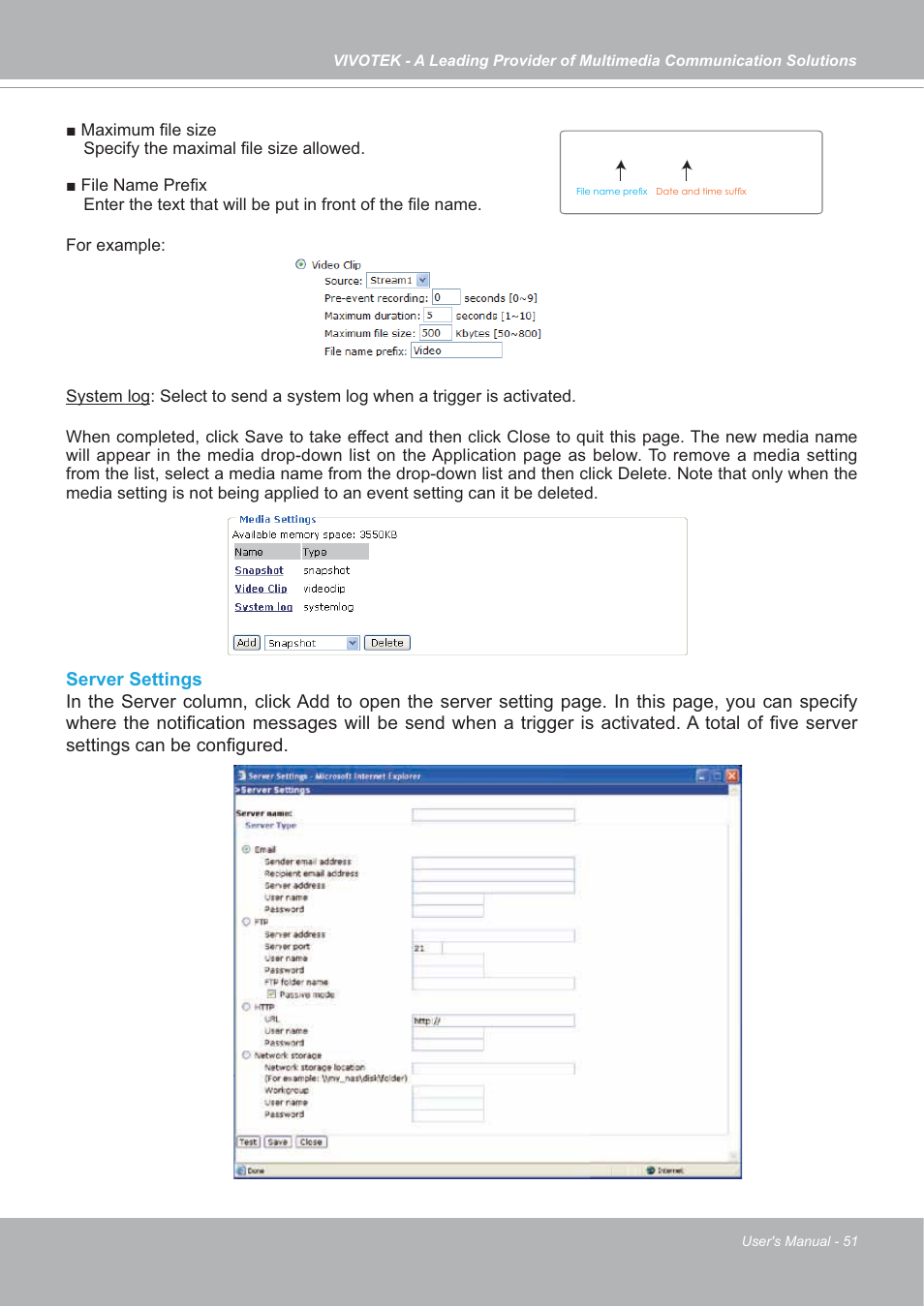 Vivotek SD7151 User Manual | Page 51 / 99