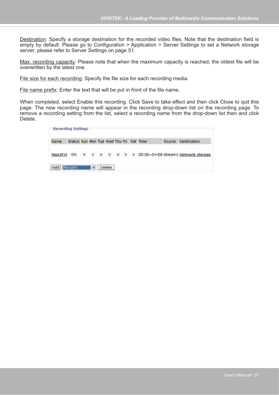 Vivotek SD7151 User Manual | Page 57 / 99