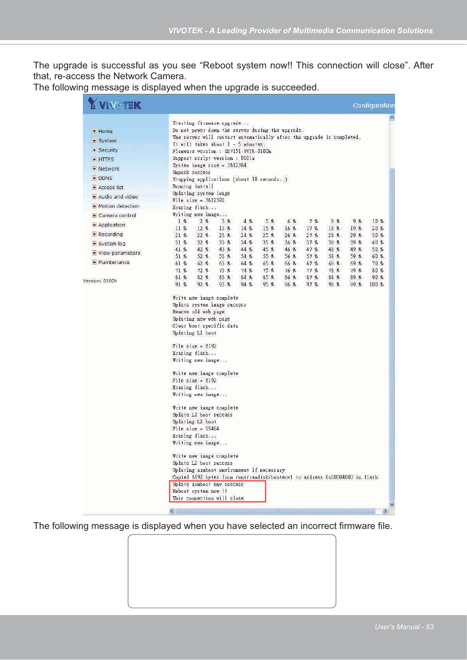 Vivotek SD7151 User Manual | Page 63 / 99