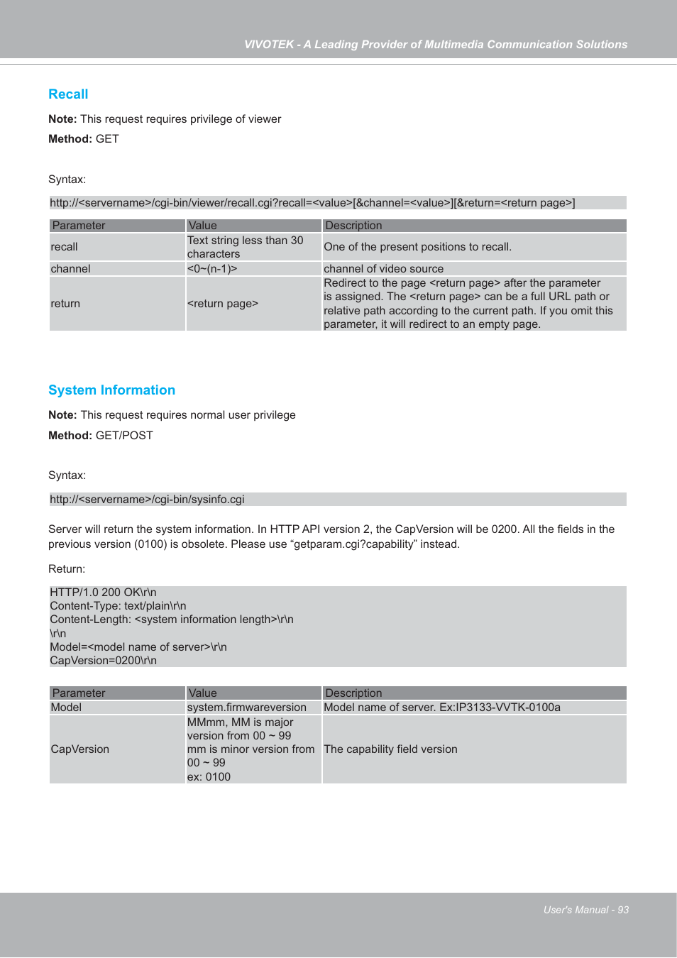 Vivotek SD7151 User Manual | Page 93 / 99