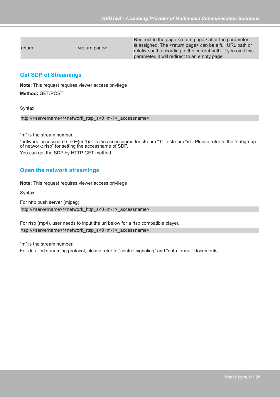 Vivotek SD7151 User Manual | Page 95 / 99