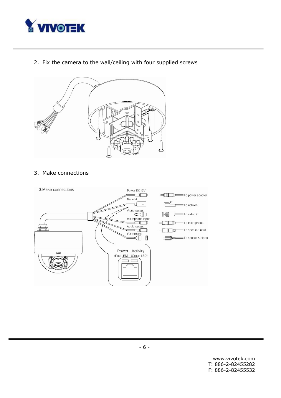 Vivotek FD6121V User Manual | Page 10 / 91