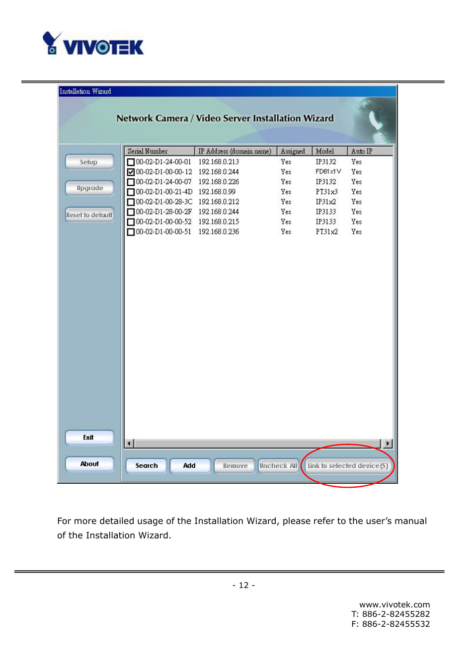 Vivotek FD6121V User Manual | Page 16 / 91