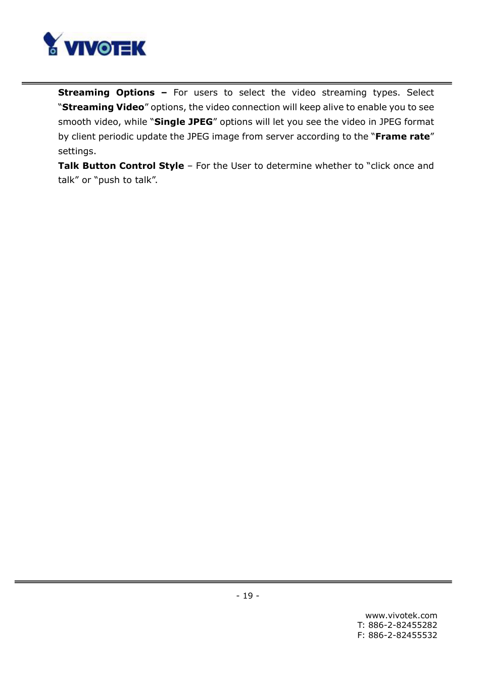 Vivotek FD6121V User Manual | Page 23 / 91