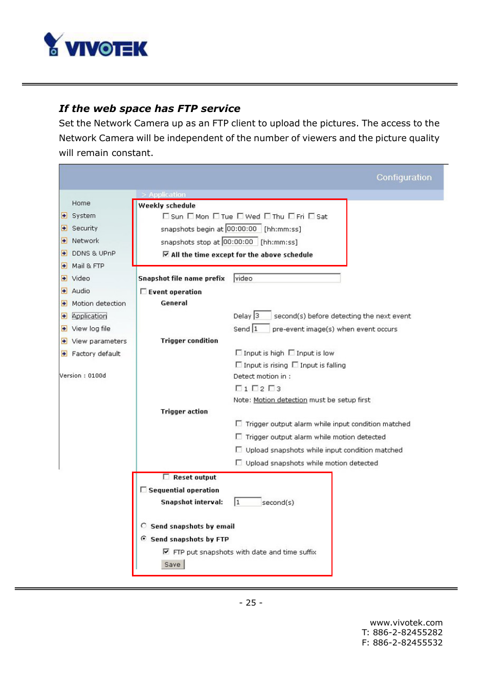 Vivotek FD6121V User Manual | Page 29 / 91