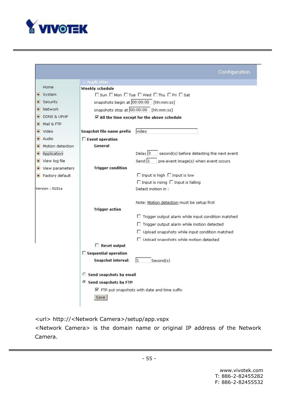 Vivotek FD6121V User Manual | Page 59 / 91