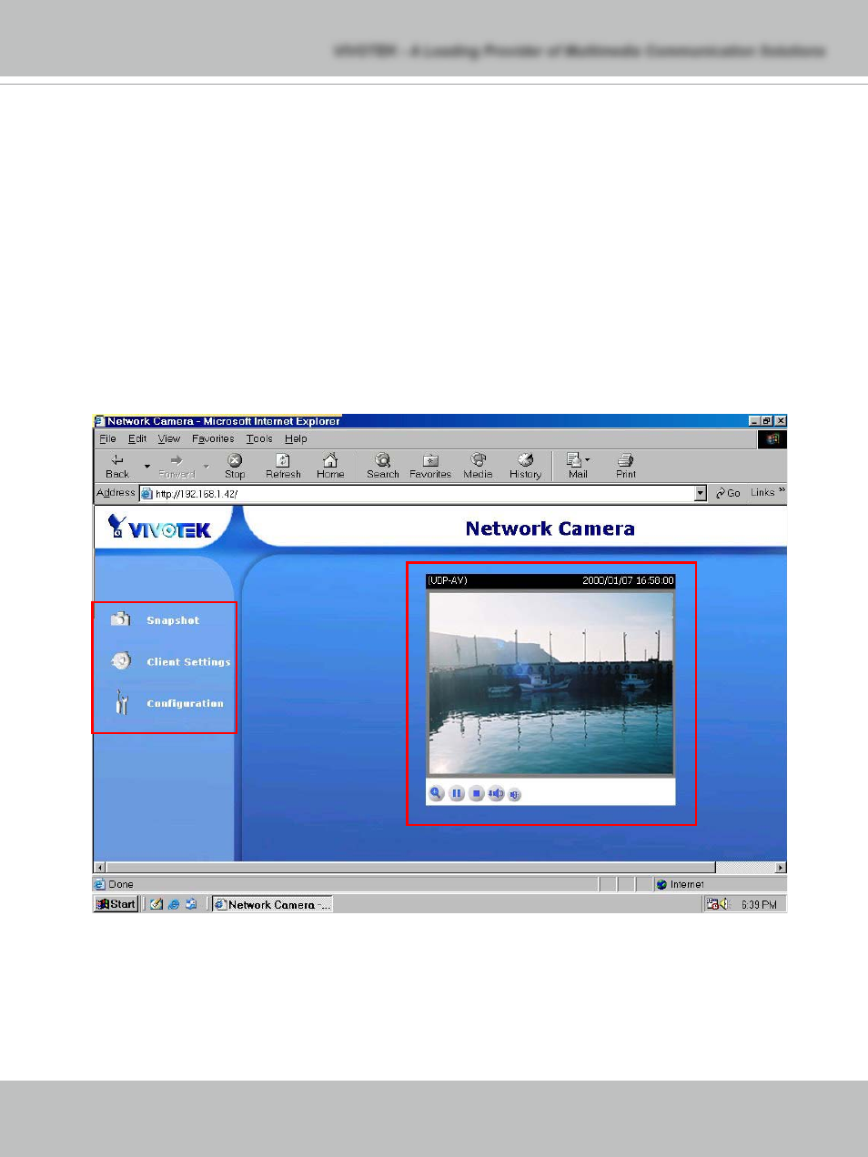 Primary user’s capability, Main screen with camera view | Vivotek IP7132 User Manual | Page 13 / 77