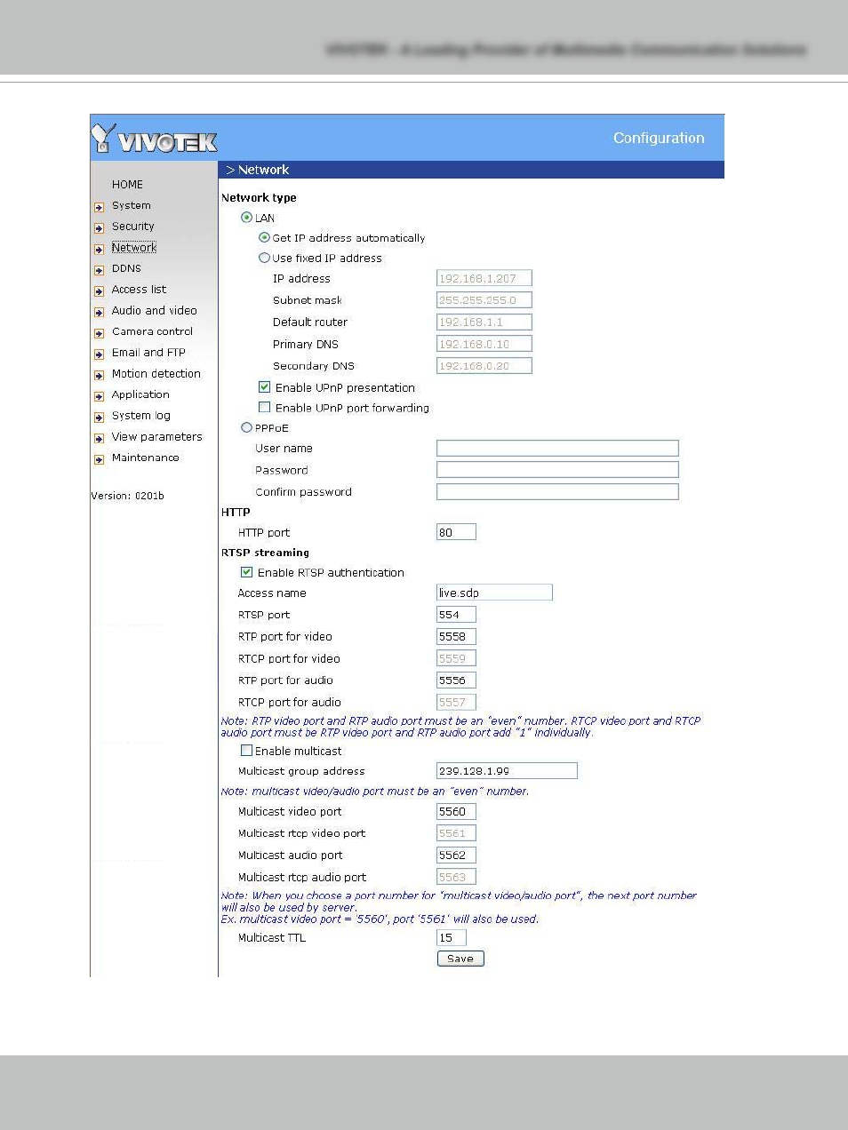 Vivotek PT7135 User Manual | Page 33 / 77