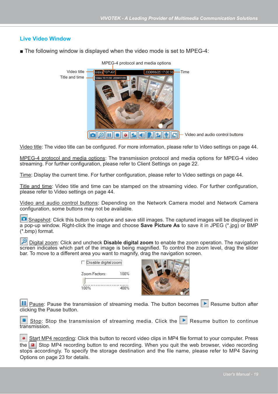 Vivotek FD7132 User Manual | Page 19 / 115