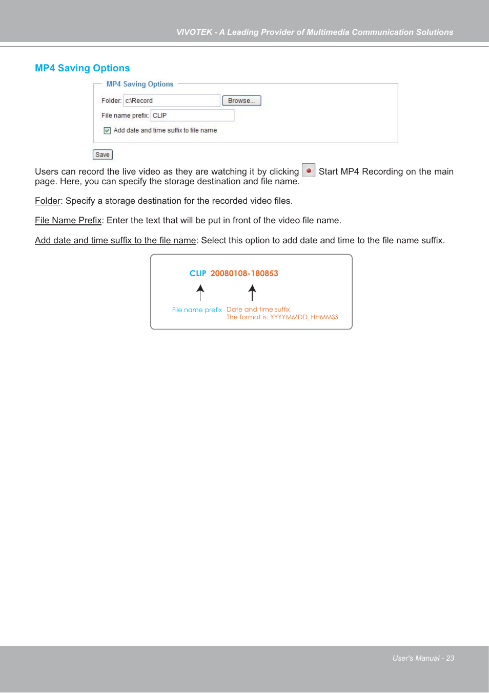 Vivotek FD7132 User Manual | Page 23 / 115