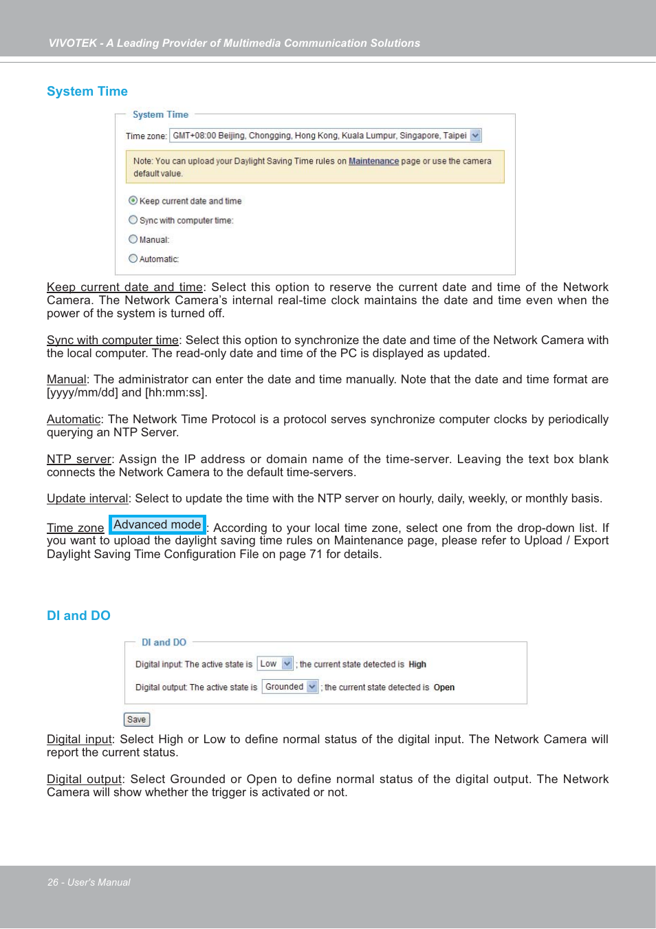 Vivotek FD7132 User Manual | Page 26 / 115