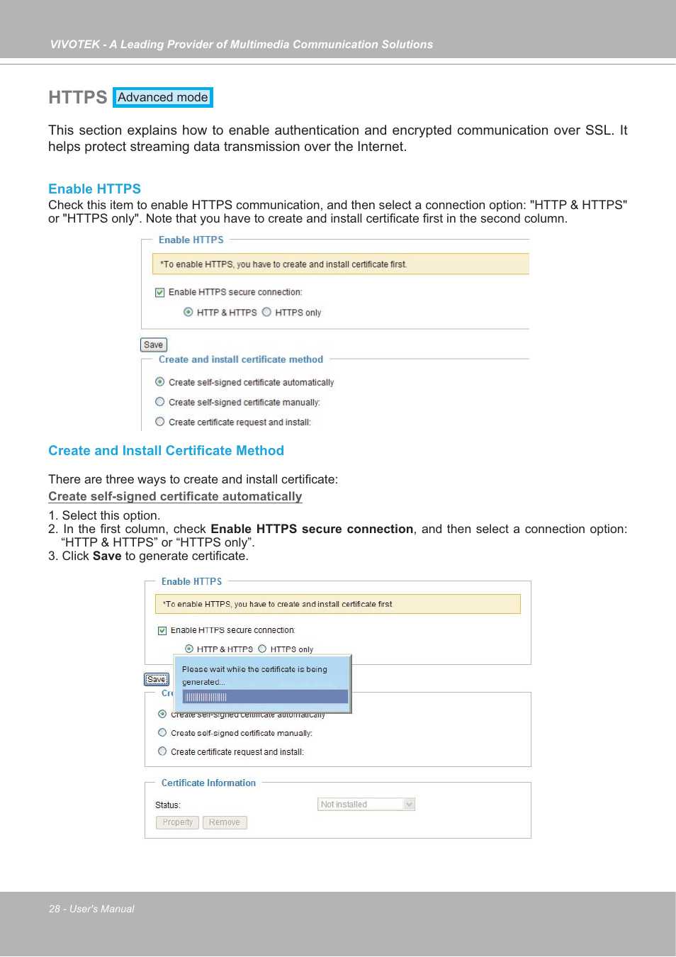 Vivotek FD7132 User Manual | Page 28 / 115