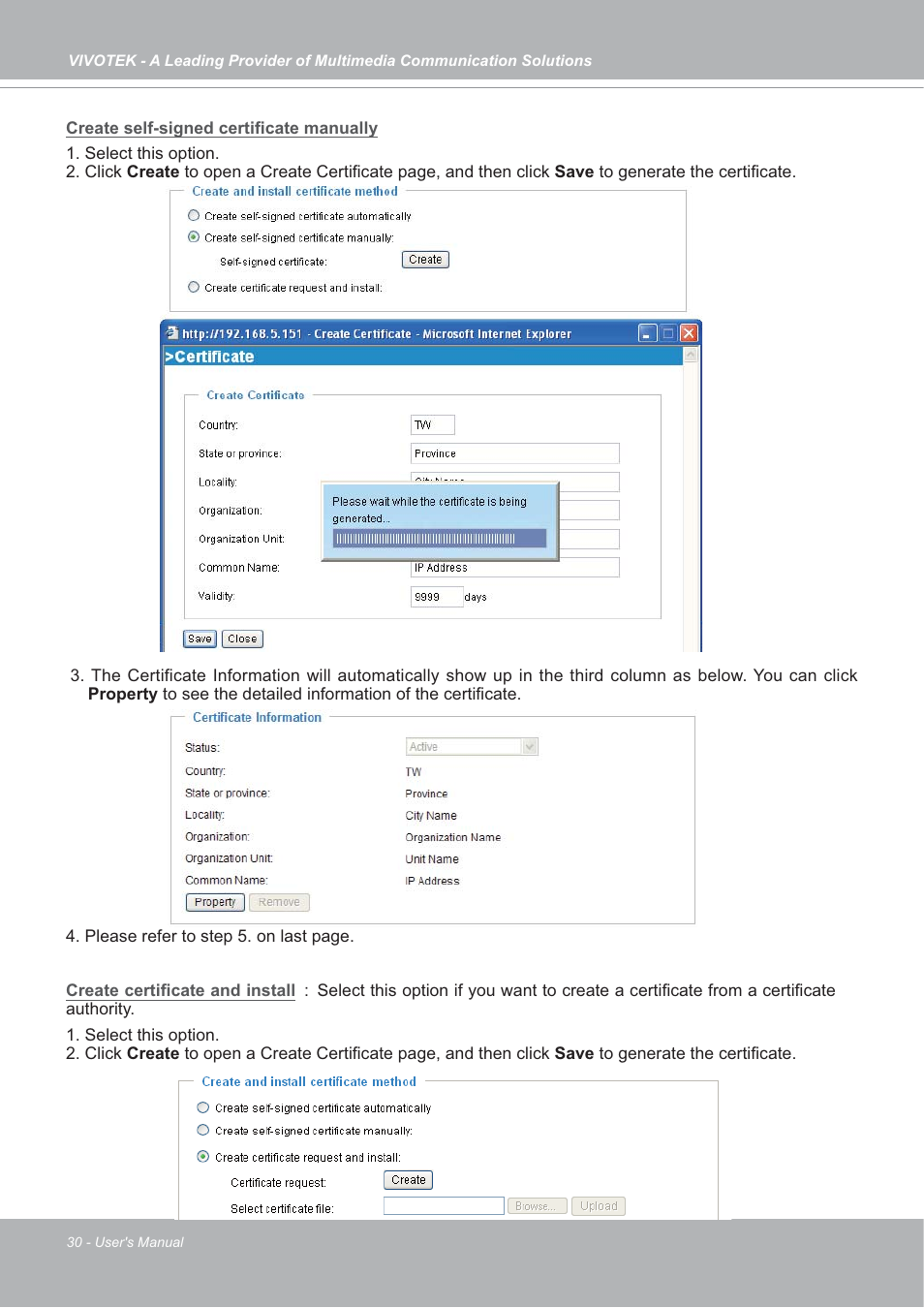 Vivotek FD7132 User Manual | Page 30 / 115