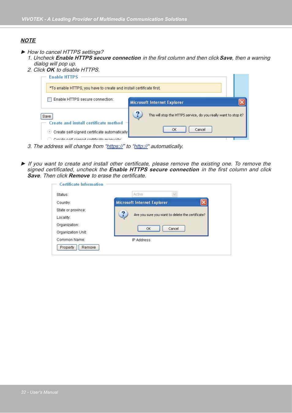 Vivotek FD7132 User Manual | Page 32 / 115
