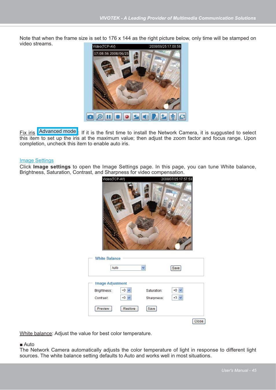Vivotek FD7132 User Manual | Page 45 / 115