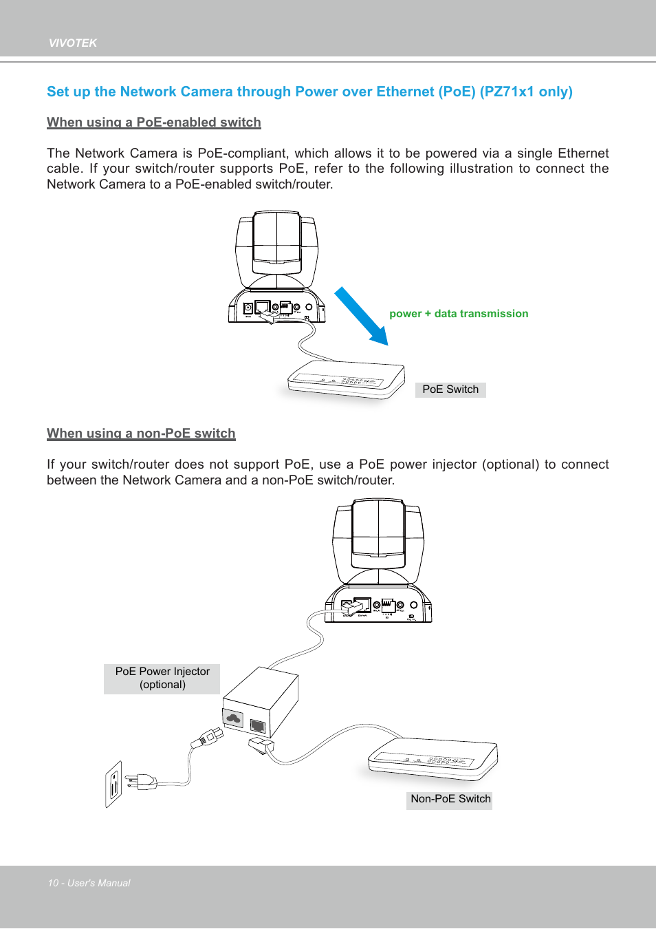 Vivotek PZ7112 User Manual | Page 10 / 126