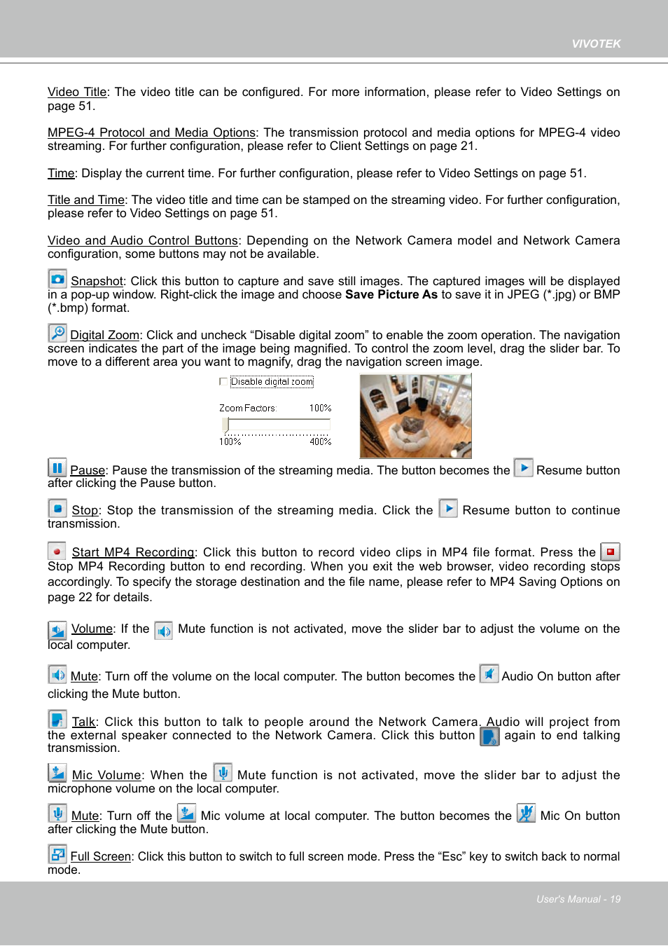 Vivotek PZ7112 User Manual | Page 19 / 126