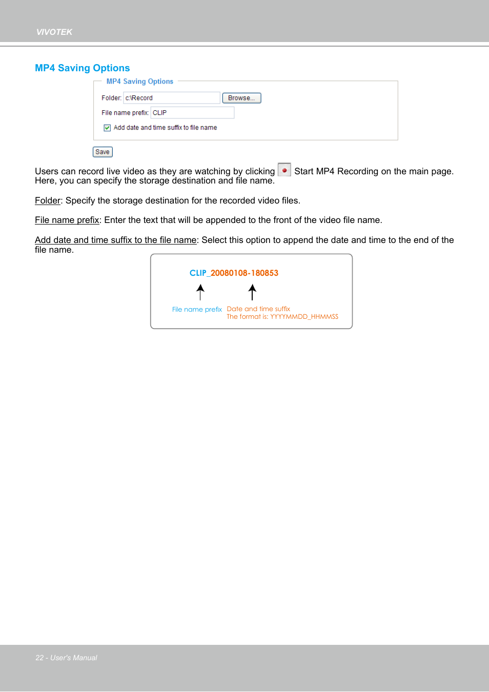 Vivotek PZ7112 User Manual | Page 22 / 126