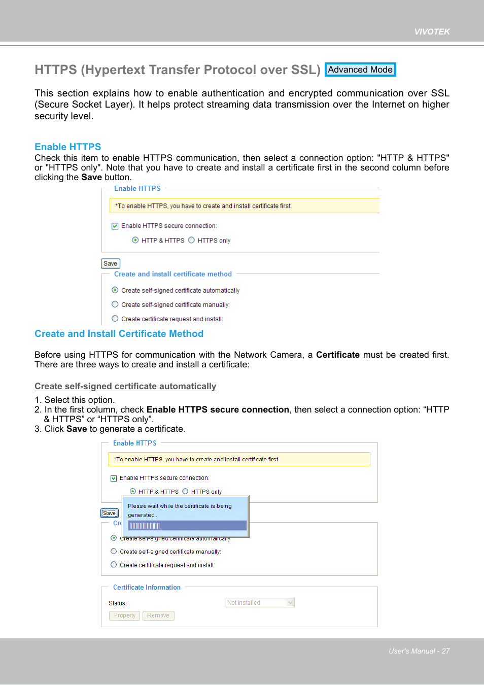 Vivotek PZ7112 User Manual | Page 27 / 126