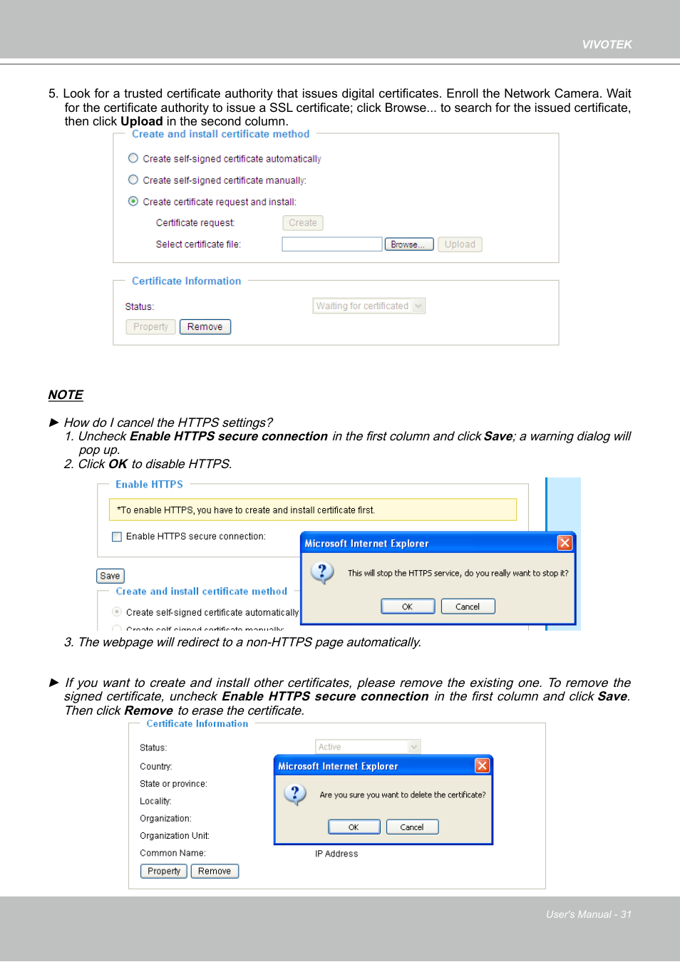Vivotek PZ7112 User Manual | Page 31 / 126