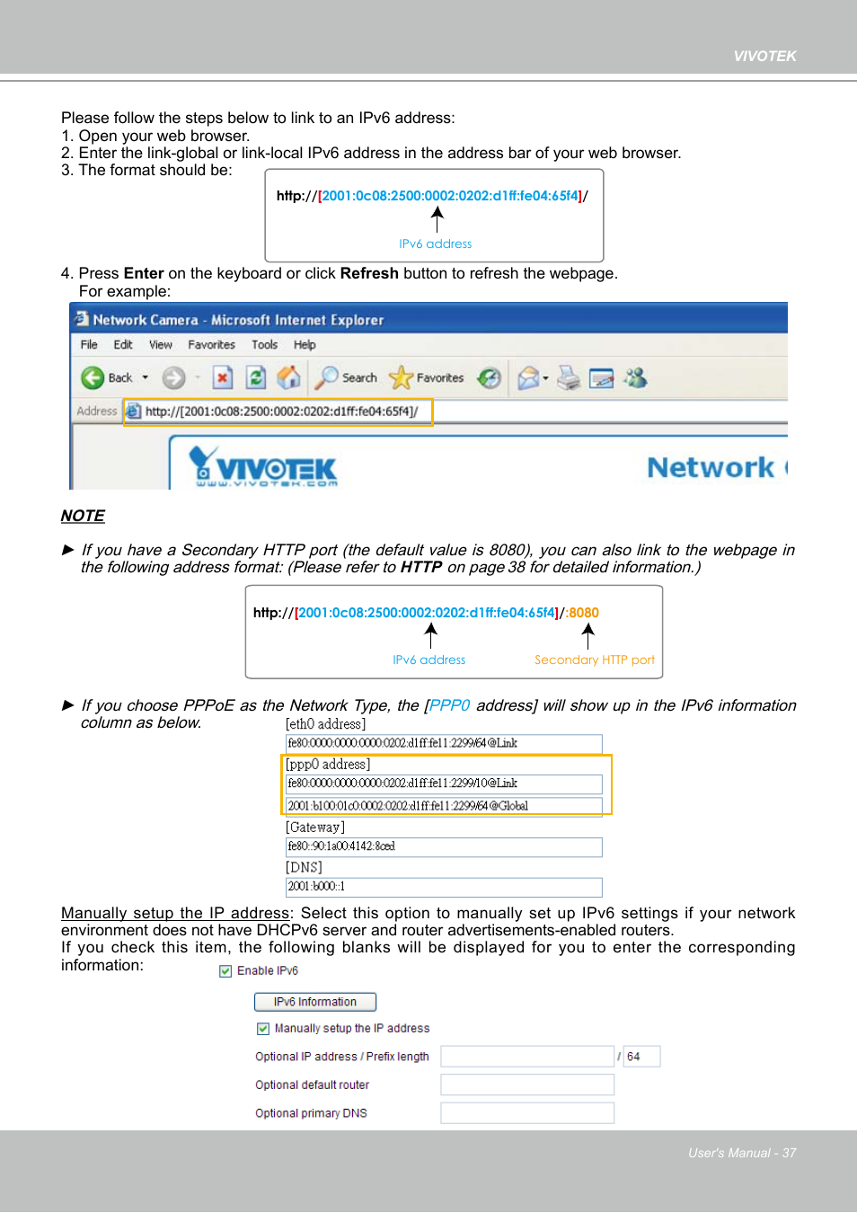 Vivotek PZ7112 User Manual | Page 37 / 126