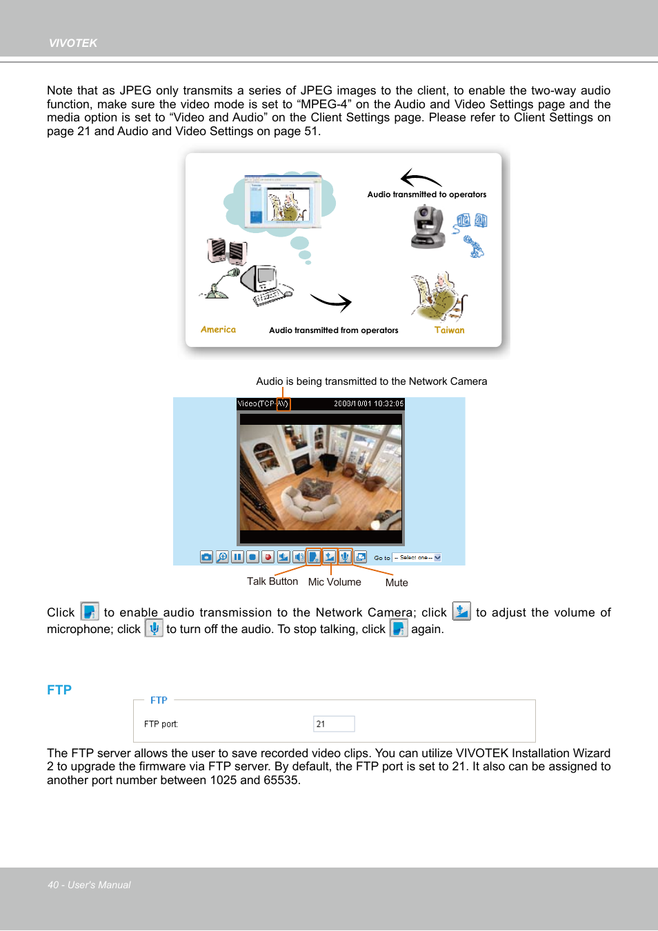 Vivotek PZ7112 User Manual | Page 40 / 126