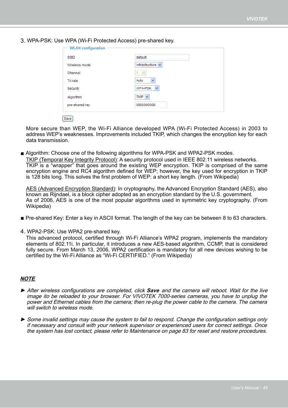 Vivotek PZ7112 User Manual | Page 45 / 126