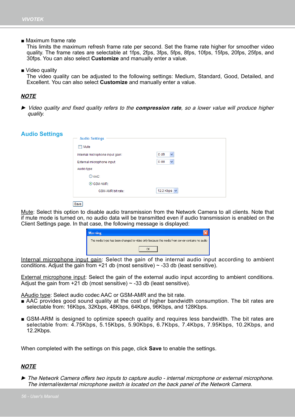 Vivotek PZ7112 User Manual | Page 56 / 126