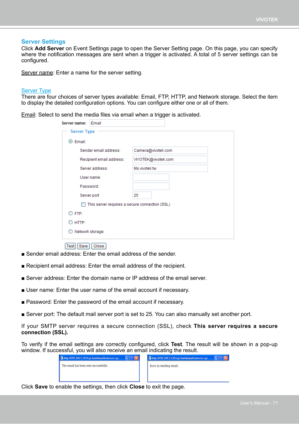 Vivotek PZ7112 User Manual | Page 71 / 126