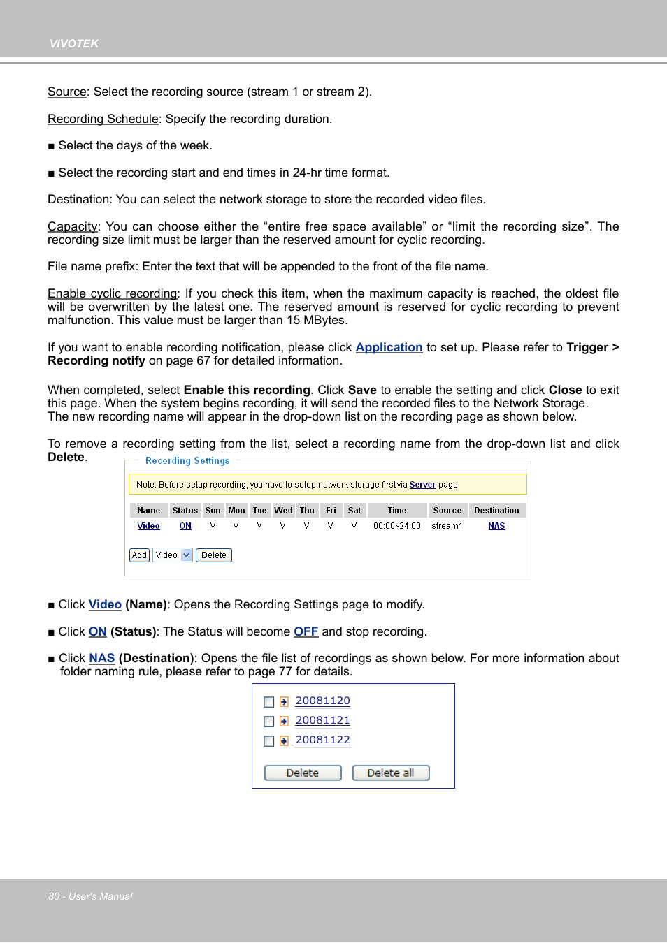 Vivotek PZ7112 User Manual | Page 80 / 126