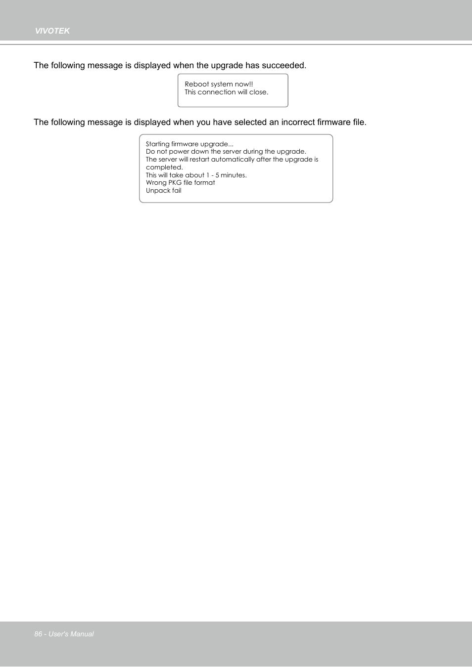 Vivotek PZ7112 User Manual | Page 86 / 126