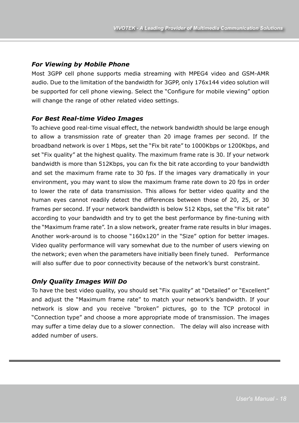 Vivotek IP7131 User Manual | Page 19 / 73