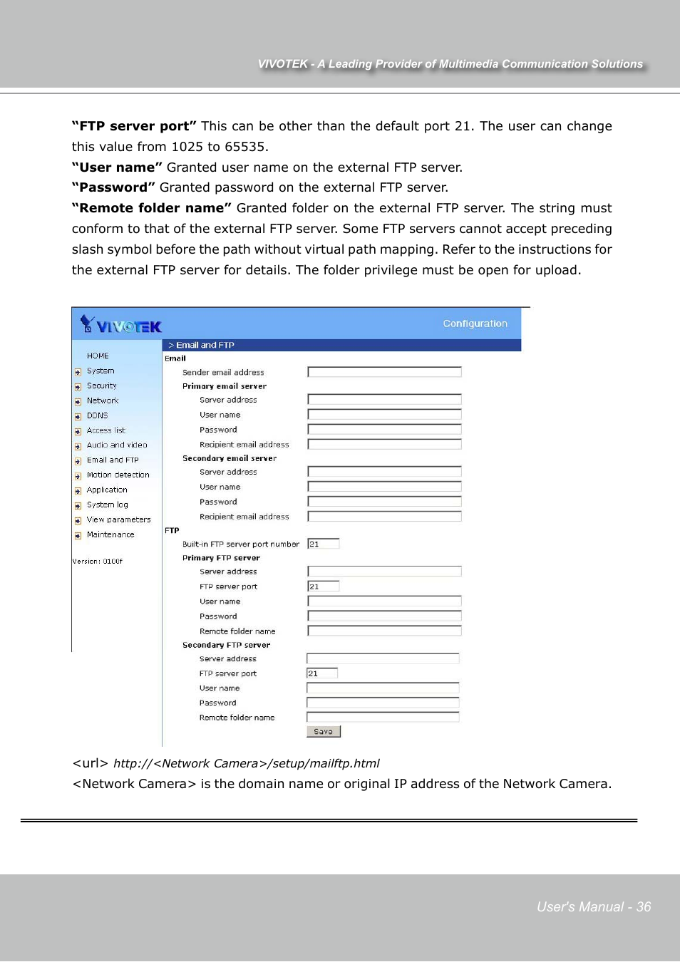 Vivotek IP7131 User Manual | Page 37 / 73