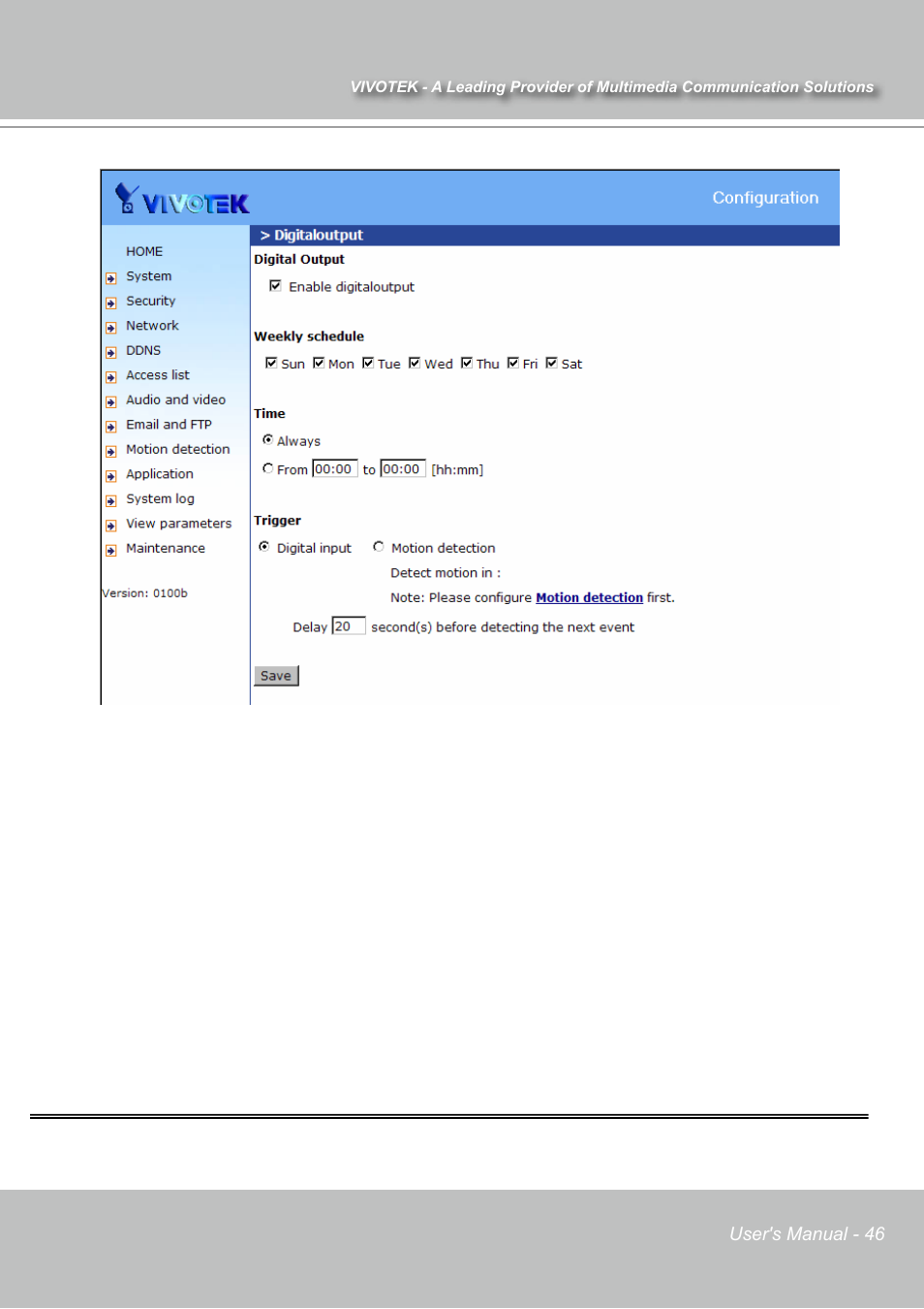 Vivotek IP7131 User Manual | Page 47 / 73