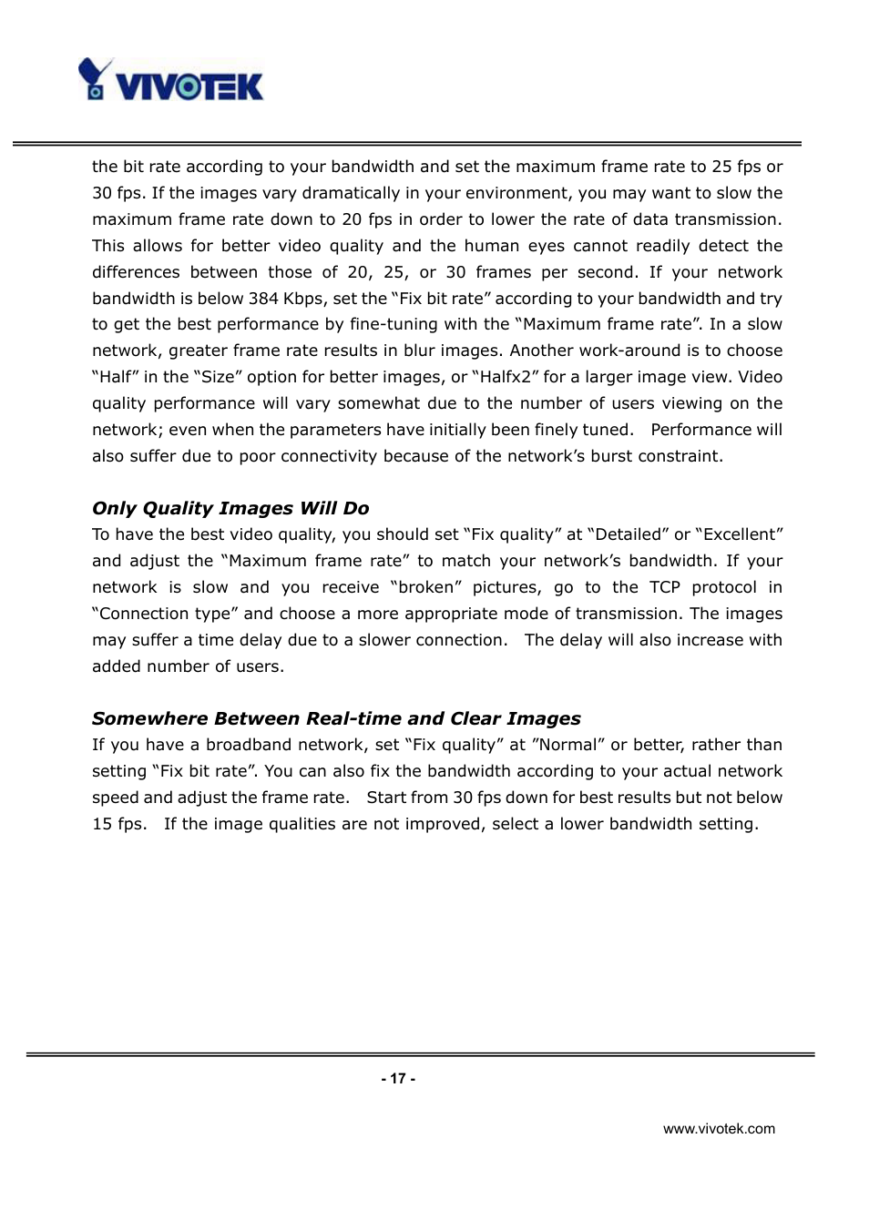 Vivotek IP3112/IP3122 User Manual | Page 18 / 65